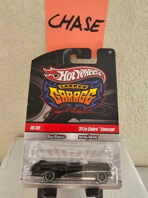 Hot Wheels Larry's Garage '51 Le Sabre Concept Negro Real Riders Chase N20 Foto 1 de 2