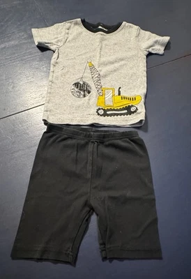 Pijama Carter’s para niños y jóvenes construcción gris azul marino 5T 5A Foto 1 de 4