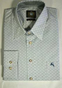 Hammerschmid Trachtenhemd Hemd slim fit blau langarm - Picture 1 of 2