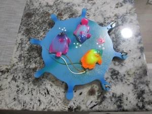 LLAVERO DE PARED CON 3 PECES Y 3 LLAVEROS - Imagen 1 de 3