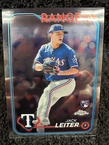 Jack Leiter (RC) - 2024 Topps Chrome - #111 - Rookie - Texas Rangers - Bild 1 von 10