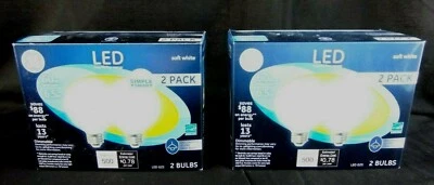 GE Lighting 2 Pack Dimmable 6.5 Watt/60 Watt LED Globe Light Bulb 2 Pack - Image 1 of 3