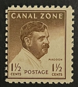 Travelstamps: 1948 Canal Zone Stamps Scott #137 Charles Magoon Mint MNH OG - Picture 1 of 5