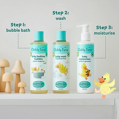Childs Farm | Baby Bedtime Bubble Bath 250ml | Organic Tangerine Gently Cleanses • 3.85£