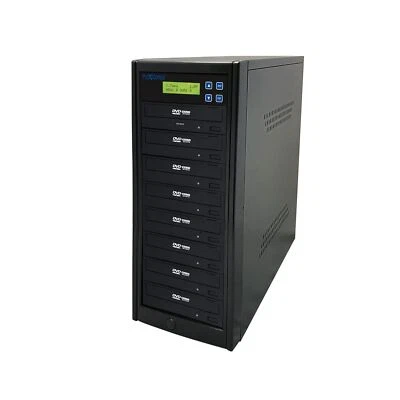 24X SATA 1 to 7 CD DVD M-Disc Supported Duplicator Writer Copier Tower with F... - Image 1 of 4