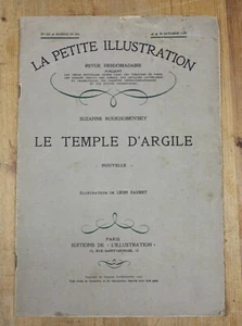 La Petite illustration - n°452 - Le Temple d'Argile - Roukhomovsky - 1929 ALE - Imagen 1 de 1