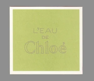 Carte publicitaire - advertising card - L'eau de Chloé - Bild 1 von 1