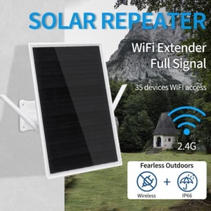 20W 5V Solar Powerd WiFi Range Extender Built-in 18650 Battery 4G WiFi Repeater - Picture 1 of 16