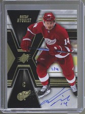 2015-16 Upper Deck Buybacks Buyback /4 Gustav Nyquist (2014-15 SPx) #29 Auto