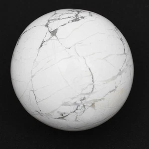 50mm+ Natural Howlite ball by hand .Crystal Healing crystal ball Crystal decor - Picture 1 of 4