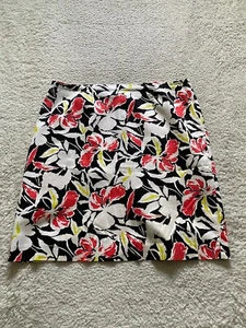 Falda Jones Wear Floral Rodilla Línea A Elastizada Multicolor Talla 14 - Imagen 1 de 11
