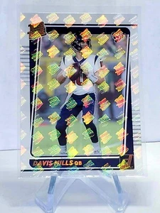 DAVIS MILLS 2021 Panini Claramente Donruss Oro NOVATO Logotipo HOLO SSP Texas RC - Imagen 1 de 2