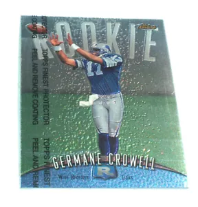 1998 Topps Finest Germane Crowell # 133 Detroit Lions NFL RC Rookie Card NM - Picture 1 of 3