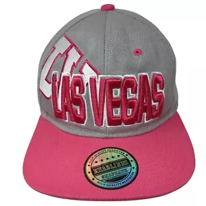 Las Vegas Snapback Hat Multicolor OS Adjustable Embroidered 6 Panel Headlines - Picture 1 of 7