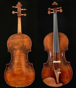 Hervorragend klingende Violine Meister Wangs eigenes Werk Nr. W100 - Bild 1 von 11