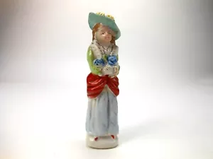 Besetzte japanische Porzellanfigur viktorianische Frau - Bild 1 von 6