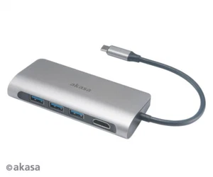 Akasa AK-CBCA15-18BK USB 3.1 Type-C 8 in 1 Dock - Picture 1 of 4