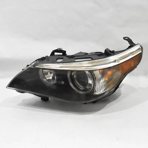04-07 BMW E60 525i 530i 545i Left Driver Headlight Xenon HID Adaptive AFS OEM - Picture 1 of 16