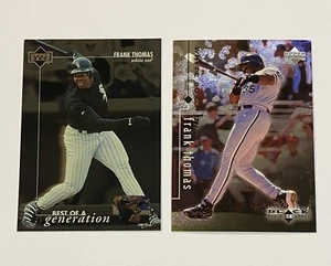 1996 & 1998 Black Diamond BOG Inserts Frank Thomas Baseball Card Lot HOF - Picture 1 of 1