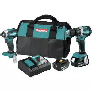 Makita XT269T 18V LXT 1/2" Bohrhammer & Schlagschrauber Combo-Kit (5Ah) Neu - Bild 1 von 12