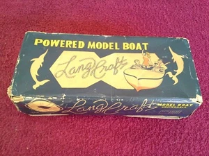 Lang Craft Original Powered Model Boat BOX ONLY with Instructions Very Good - Picture 1 of 8