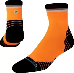 Calze Stance Adulto Arancione Quarto Nylon Cuscino InfiKnit Maxed Performance Taglia M - Foto 1 di 1