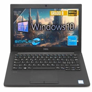 Dell 7280 I5 12,5 " Windows 10 Pro 8gb 120gb Computer Portable La Reconditioned - Picture 1 of 9