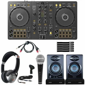 Pioneer DDJ-FLX4 2-Channel Serato Lite Rekordbox DJ Controller w Speakers & Mic - Picture 1 of 12
