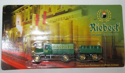Remolque camión Grell Ho 1/87 Magirus 1923 Riebect Beer Lager Foto 1 de 3