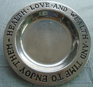 Teller Wilton Health Love Wealth 9 1/4 - Bild 1 von 5