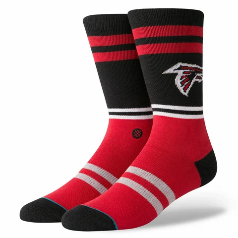 Atlanta Falcons Stance NFL Sideline Logo Crew Socks Large Men's 9-12 Cover