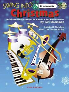 Swing Into Christmas study score sheet music with CD Various clarinet, trum