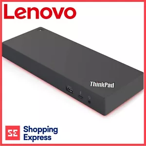 LENOVO 4K Docking Thinkpad Thunderbolt 3 Station Replicator HDMI 135W 40AN0135AU - Picture 1 of 4