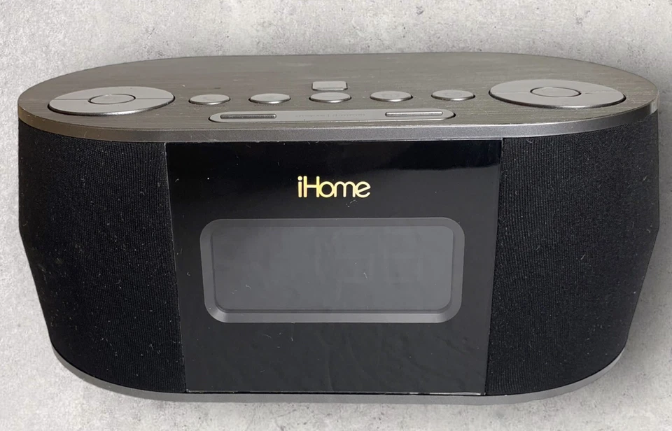 iHome Dual Alarm Stereo Clock Radio-iBT38 Bluetooth USB Charging Alarm - Изображение 1 из 4