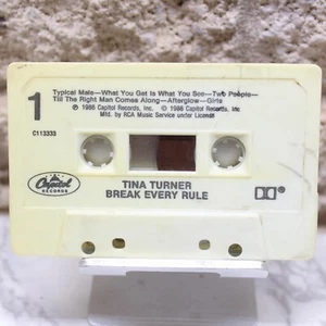 Tina Turner Break Every Rule Cassette Tape ONLY - Picture 1 of 3