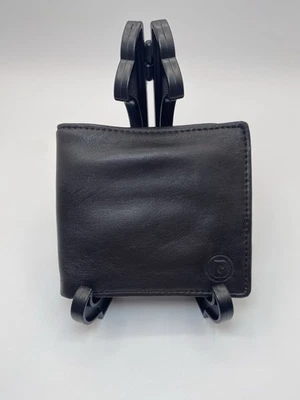 Vintage Pierre Cardin Wallet Mens Black Leather Bifold Card Slots ID Insert 90s - Image 1 of 4