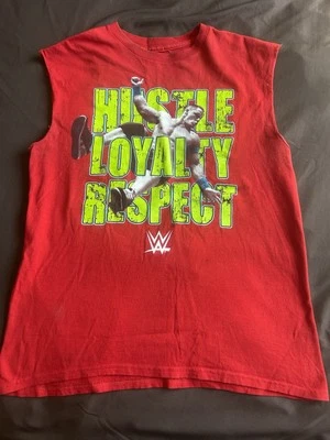 WWE 2018 Shirt Medium Red Wrestlers LOGO young boys  - Image 1 of 4