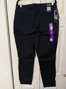 Banana Republic Women's High Rise Twill Pants, Black, Size 14 - Picture 1 of 7