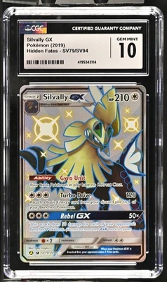 Silvally GX SV79/SV94 Hidden Fates Shiny Vault Holo Pokemon Card CGC Gem Mint 10 - Image 1 of 2