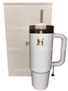 Stanley Pale Stone Snakeskin Luxe 30oz Quencher ~ SOLD OUT/Ltd. Ed.~Neu mit Etikett&Box - Bild 1 von 24