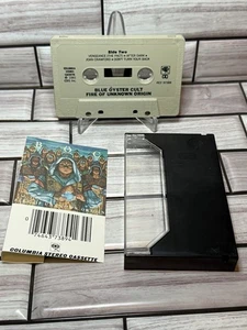 Blue Oyster Cult Cassette Fire Of Unknown Origin Rock Metal Burnin 80's CLEAN - Picture 1 of 24