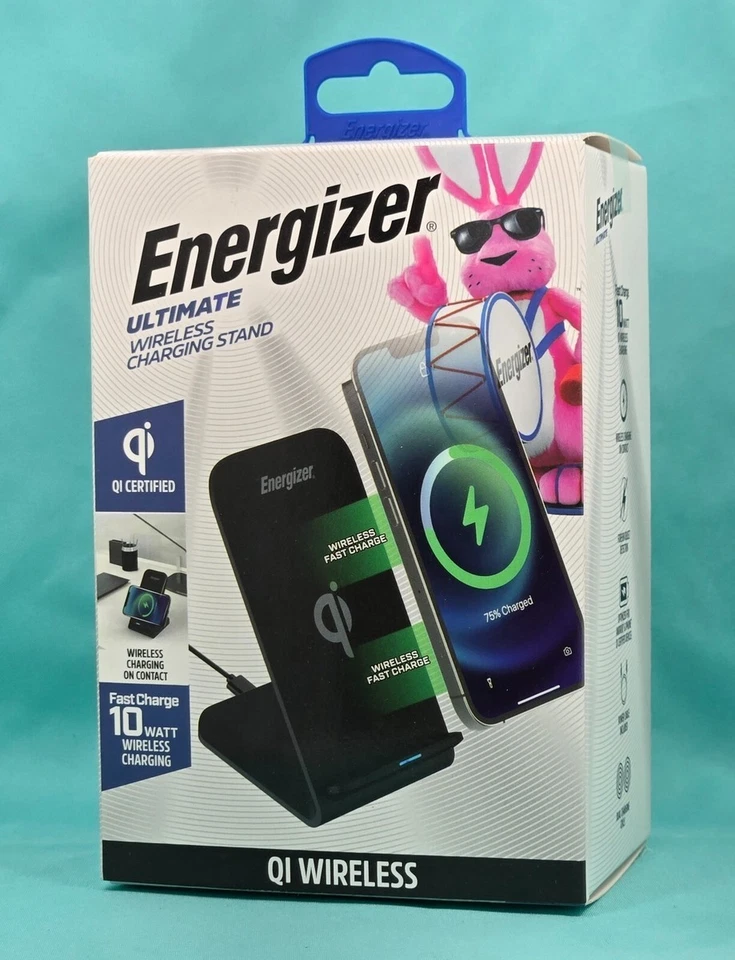 Soporte de carga rápida inalámbrico Energizer Ultimate dispositivos certificados QI D7 Foto 1 de 1