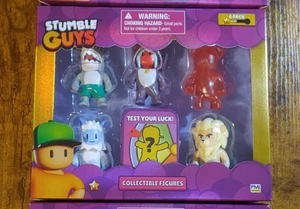 Stumble Guys Collectible Figures 6 Piece Pack (includes Shark, Red Bear, Lion) - Picture 1 of 2