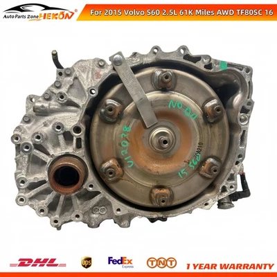 Automatic Transmission Assembly For 2015 Volvo S60 2.5L 61K Miles AWD TF80SC 16 - Image 1 of 4