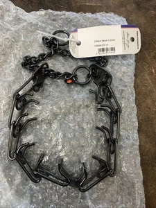 Herm Sprenger Black Stainless Steel Prong Collar for Dogs 3.2mm 23in 58 cm - Picture 1 of 9