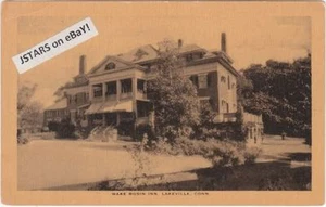 c. 1920s LAKEVILLE, CT, WAKE ROBIN INN VIEW POSTCARD - Picture 1 of 1