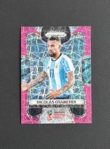 Nicolas Otamendi 2018 Panini Prizm World Cup PINK LAZER #9 33/40 Argentina