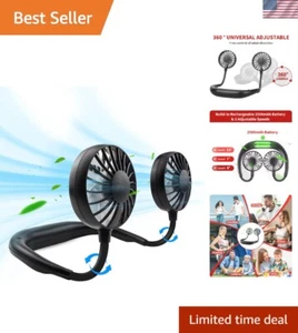 Mini Personal Neck Fan with 3 Adjustable Speeds - Ideal for Outdoor Activities - Picture 1 of 7