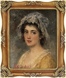 Vintage 8X10 Picture Frame Gold Antique Picture Frames for Wall Hanging - Picture 1 of 10