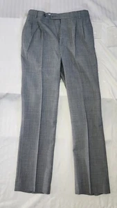 Vintage Pierre Cardin Pleated Pants Pleated Slacks 25/29 Gray Pleated Pants - Picture 1 of 10
